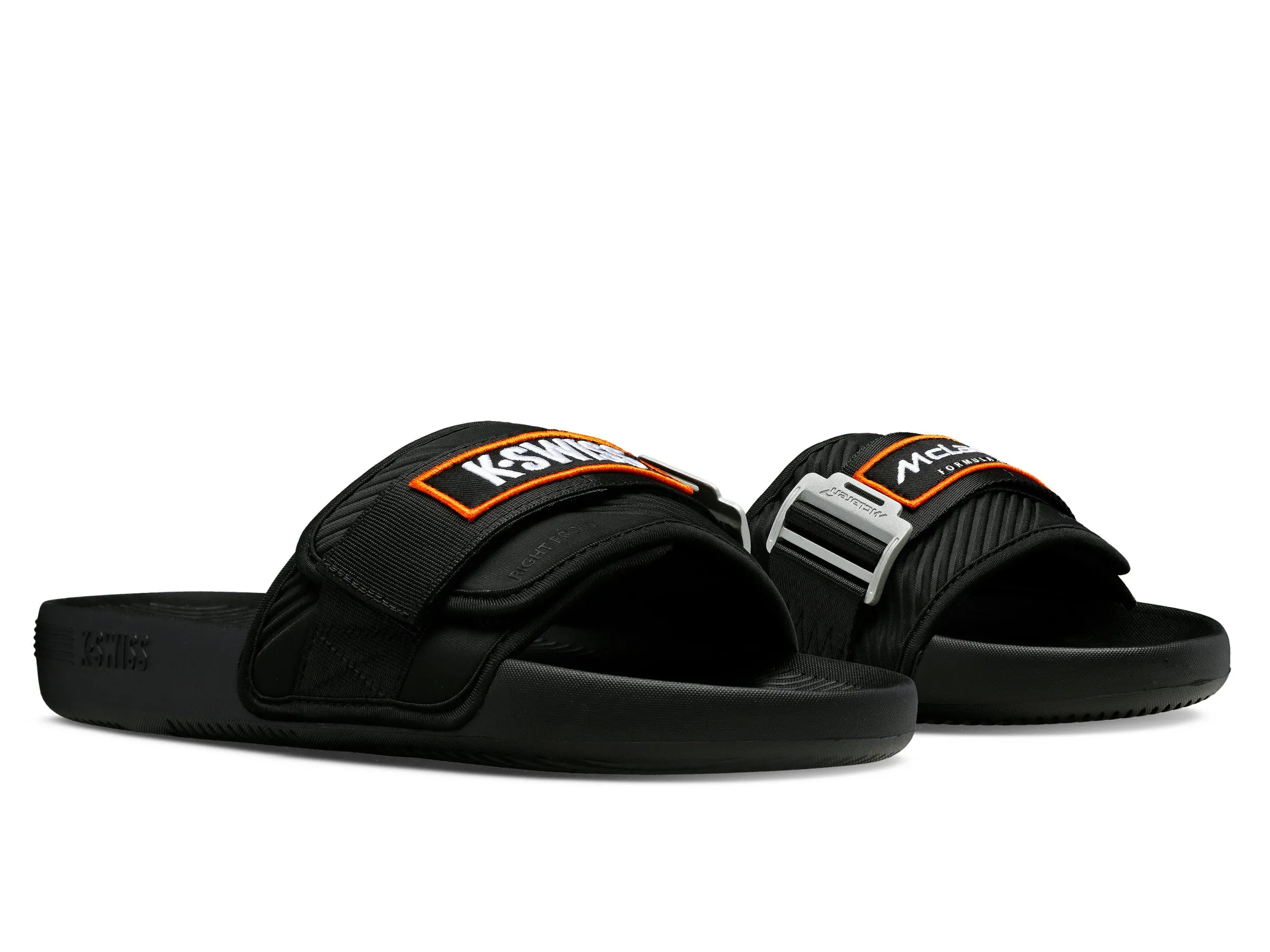 98716-073-M | STRAP SANDAL X MCLAREN F1 TEAM | BLACK/PAPAYA