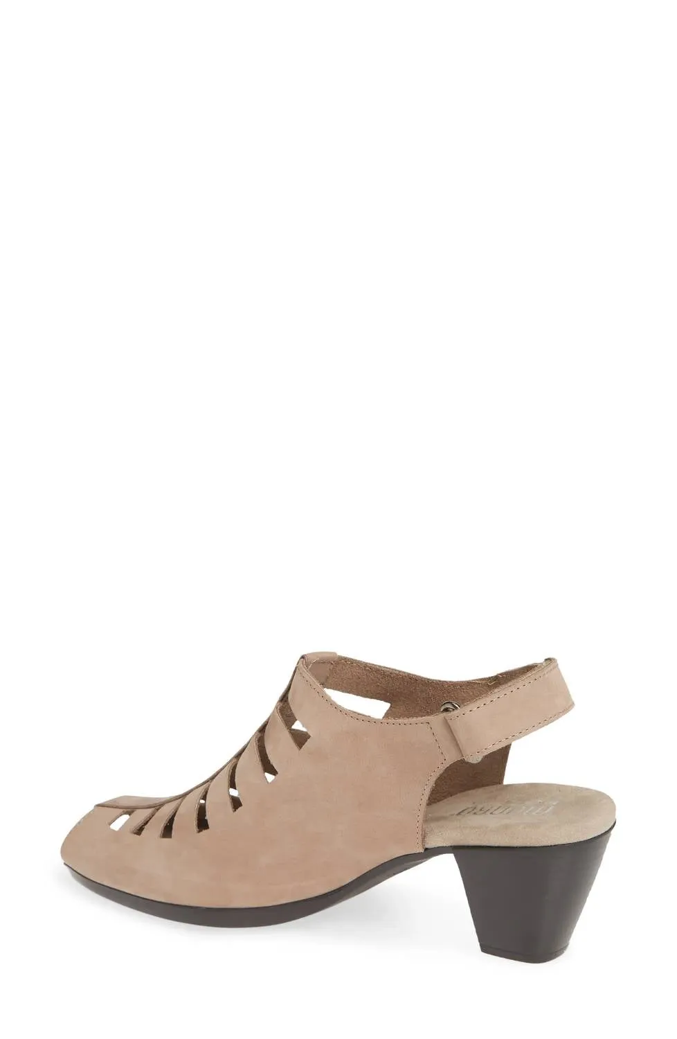 Abby Sandal In Taupe Nubuck