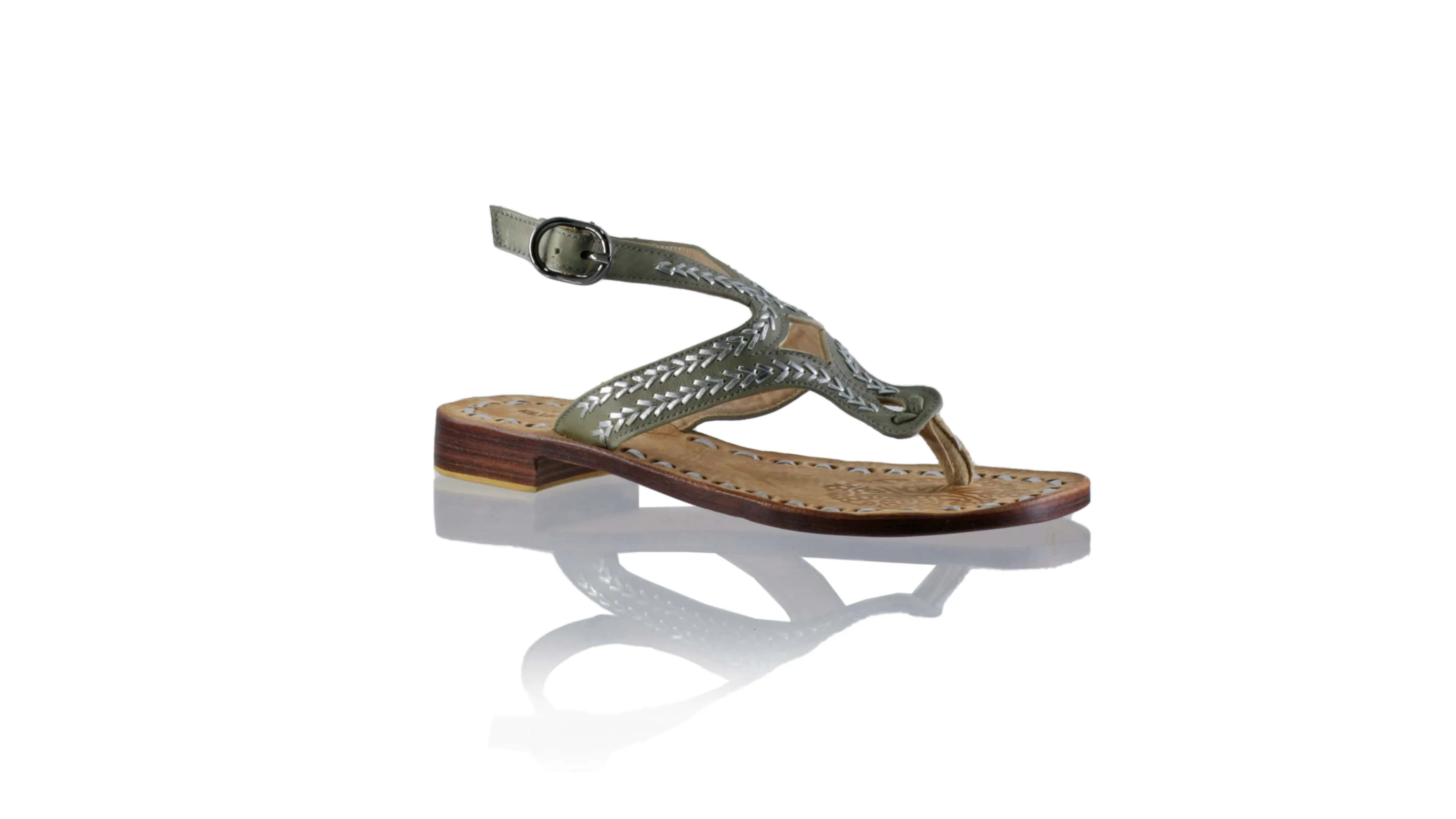Agra 20mm Flats - Grey & Silver