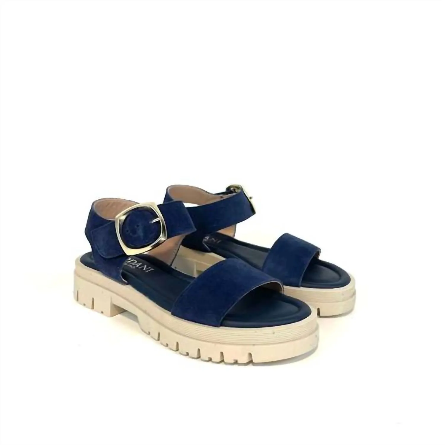Alessia 2 Sandals In Navy Suede