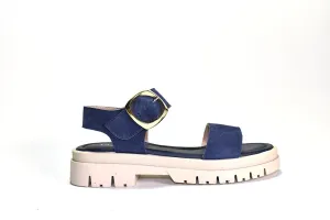 Alessia 2 Sandals In Navy Suede