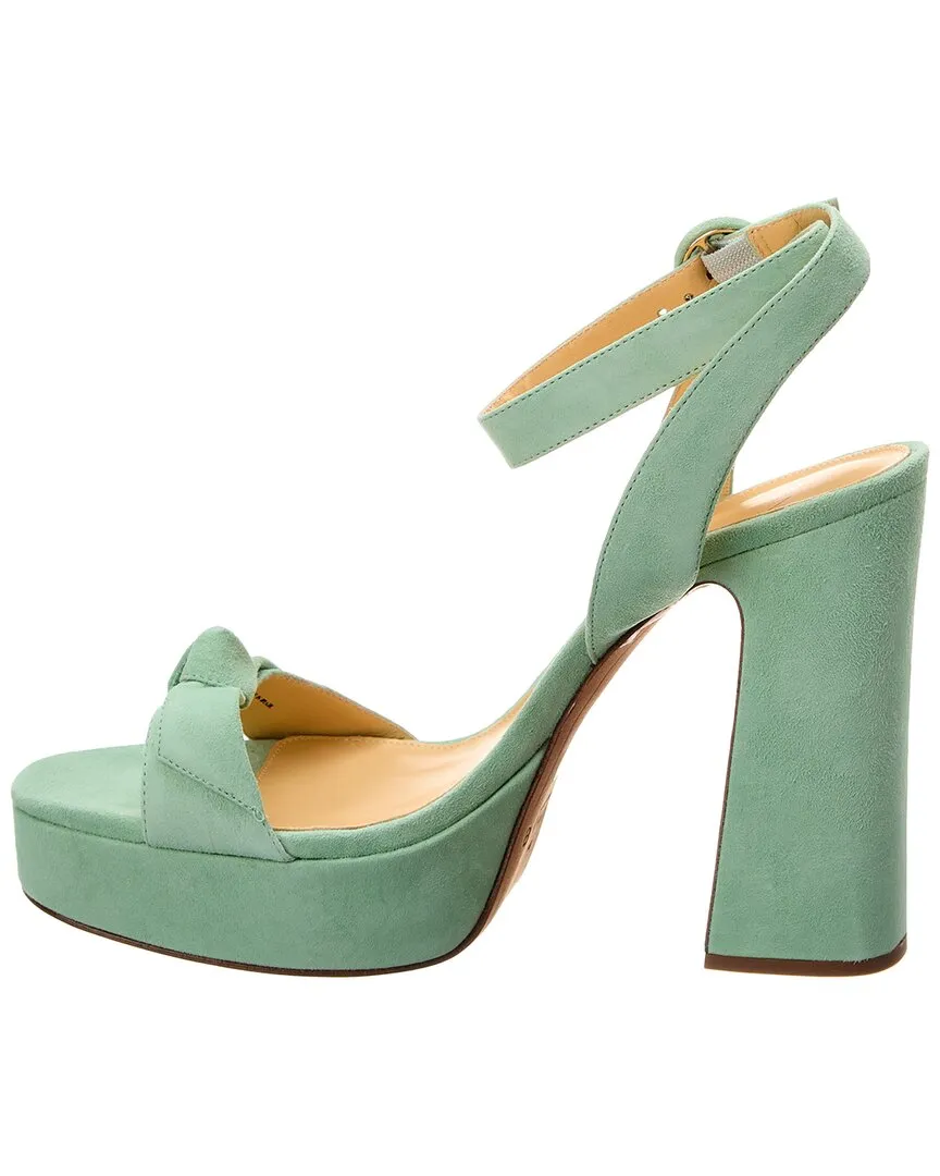 Alexandre Birman Clarita Curve 120 Suede Platform Sandal