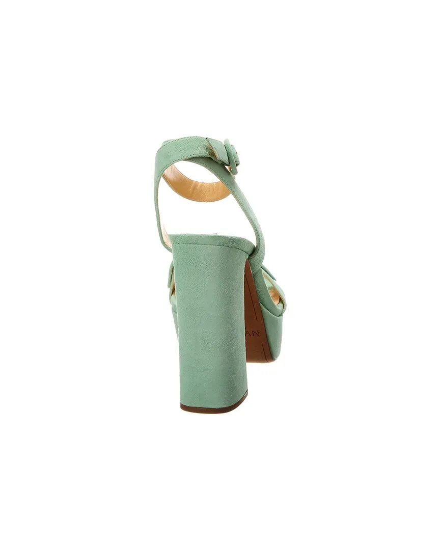 Alexandre Birman Clarita Curve 120 Suede Platform Sandal