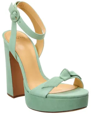 Alexandre Birman Clarita Curve 120 Suede Platform Sandal