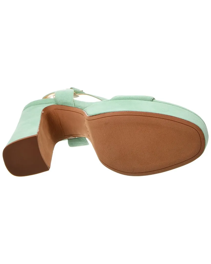 Alexandre Birman Clarita Curve 120 Suede Platform Sandal