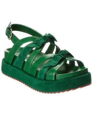 Alexandre Birman Suelita Bounce Leather Platform Sandal