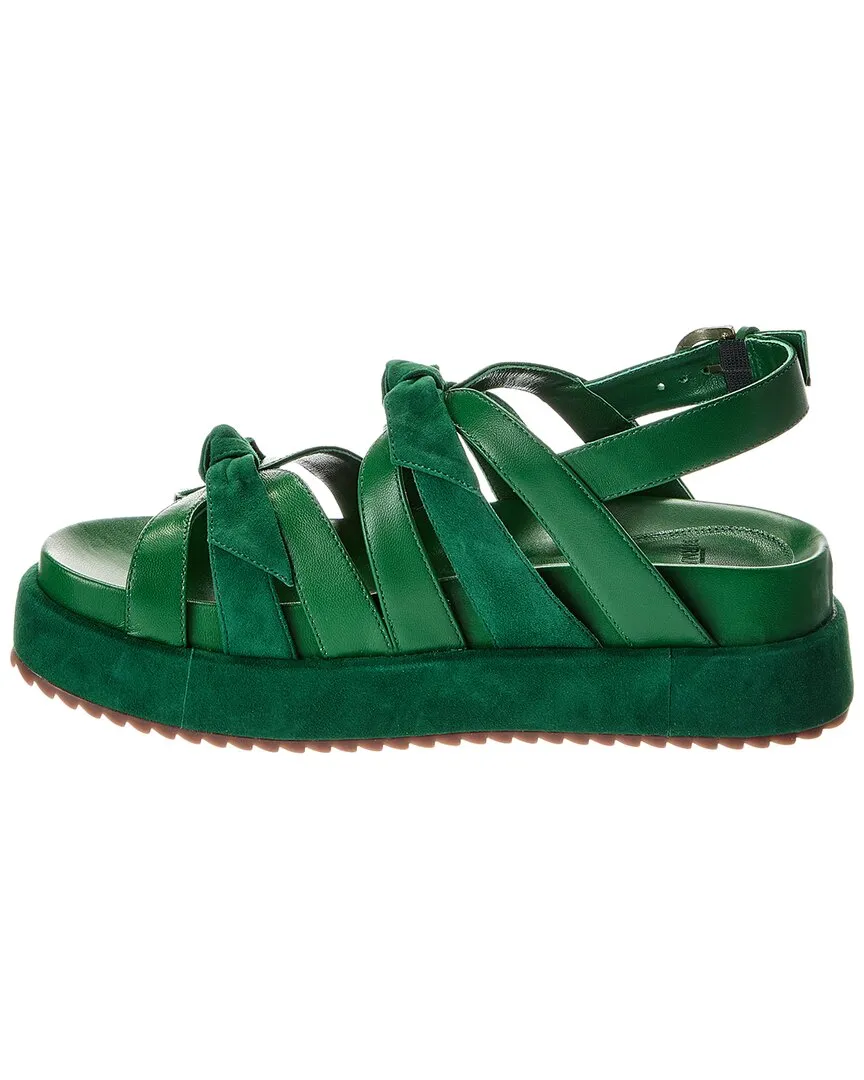 Alexandre Birman Suelita Bounce Leather Platform Sandal