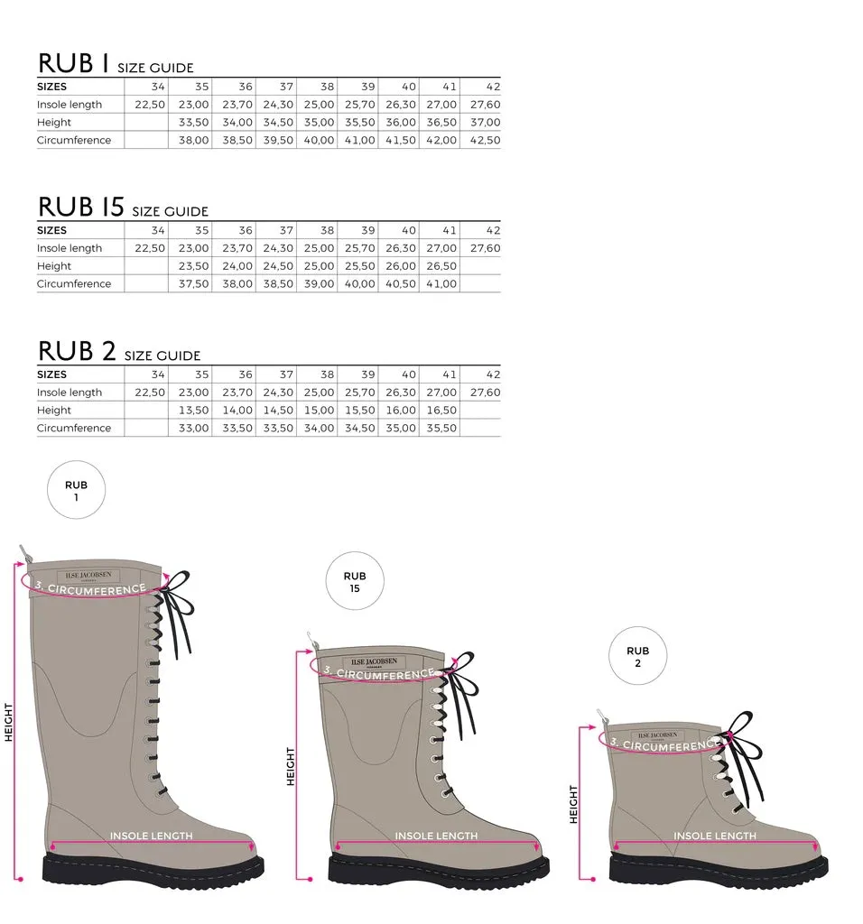 Ankle Rubber Boot In Milk Creme