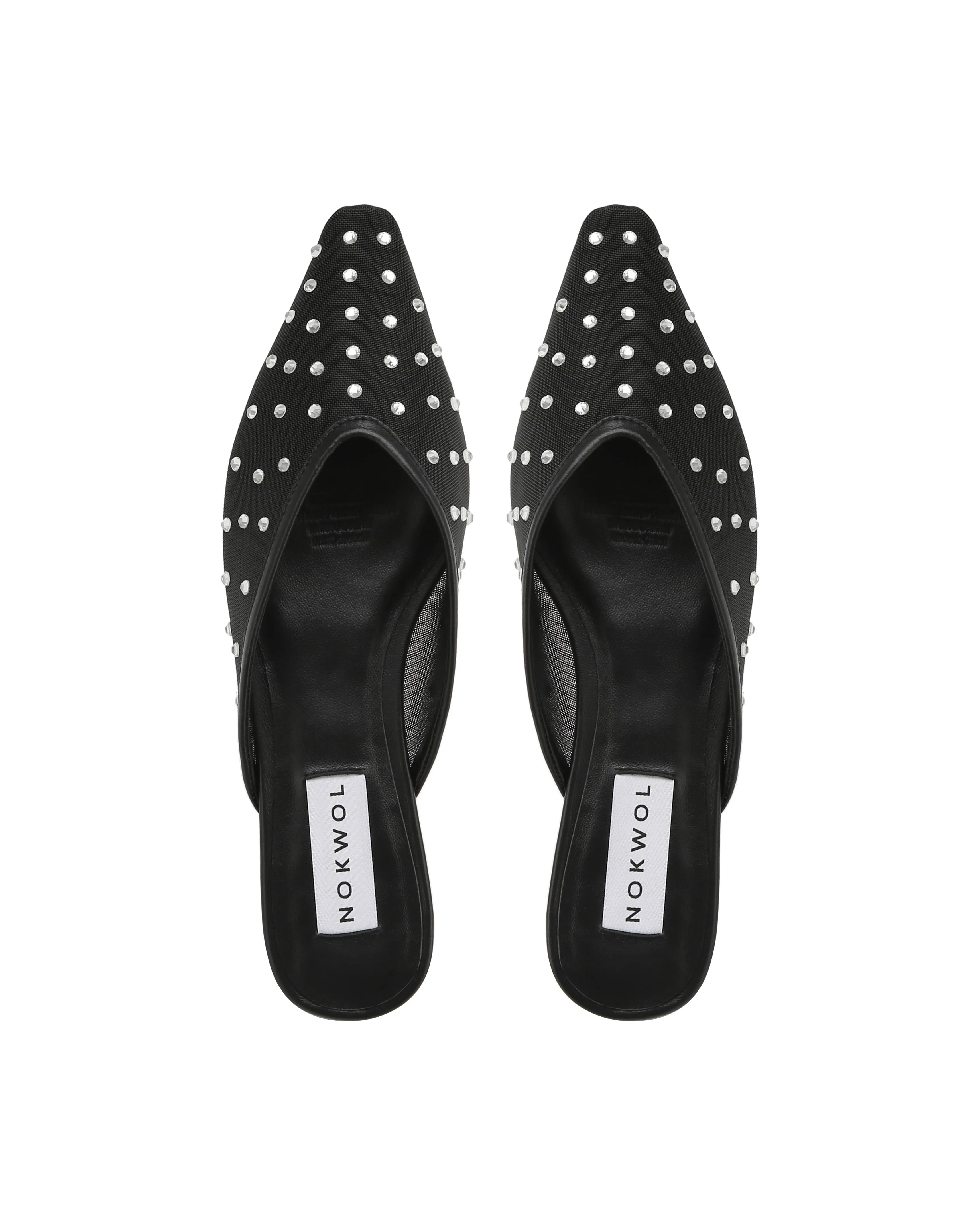 Ariel Black Mesh Diamonds