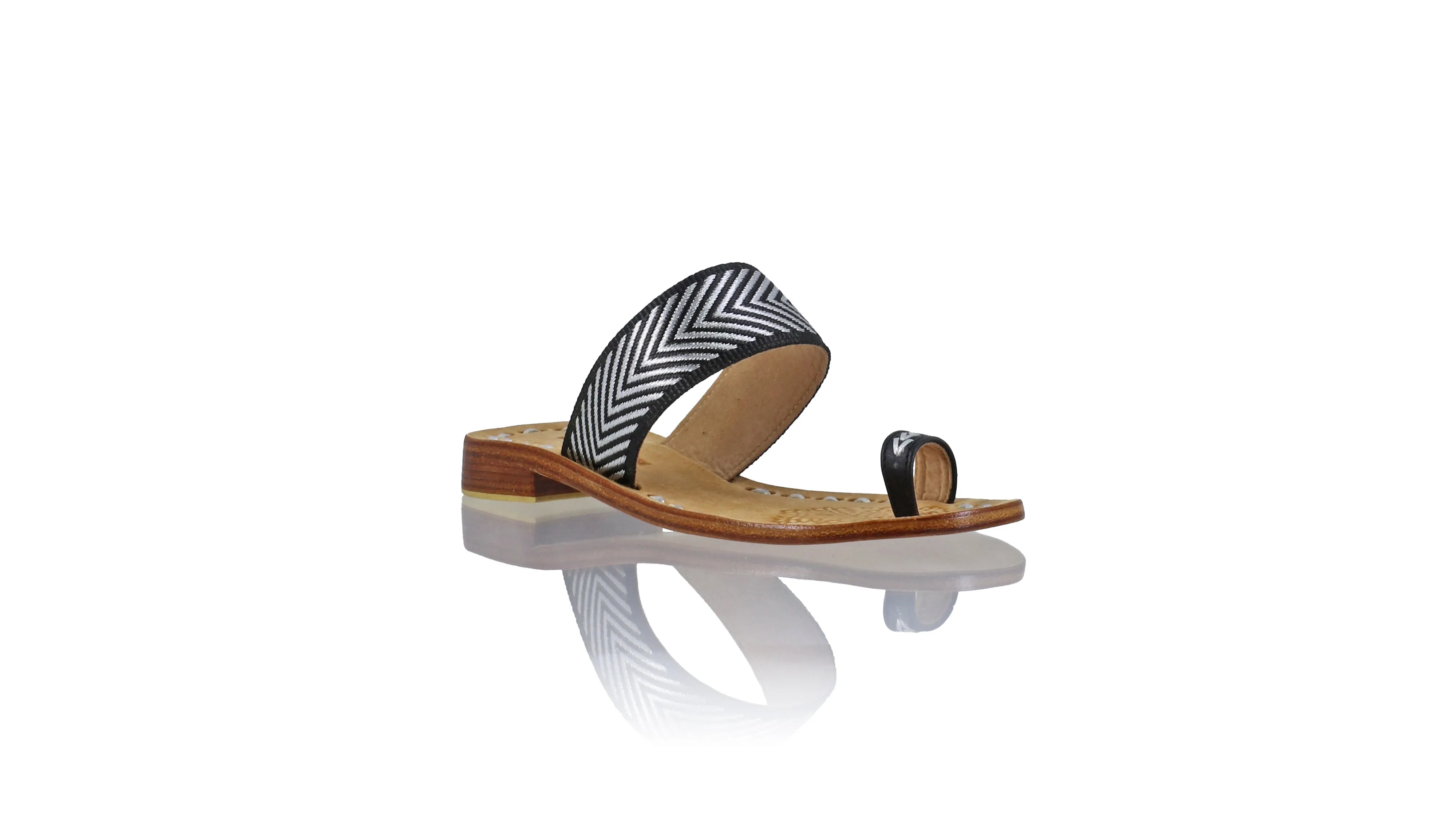 Arini 20mm Flat - Black & Silver ArrowRibbon