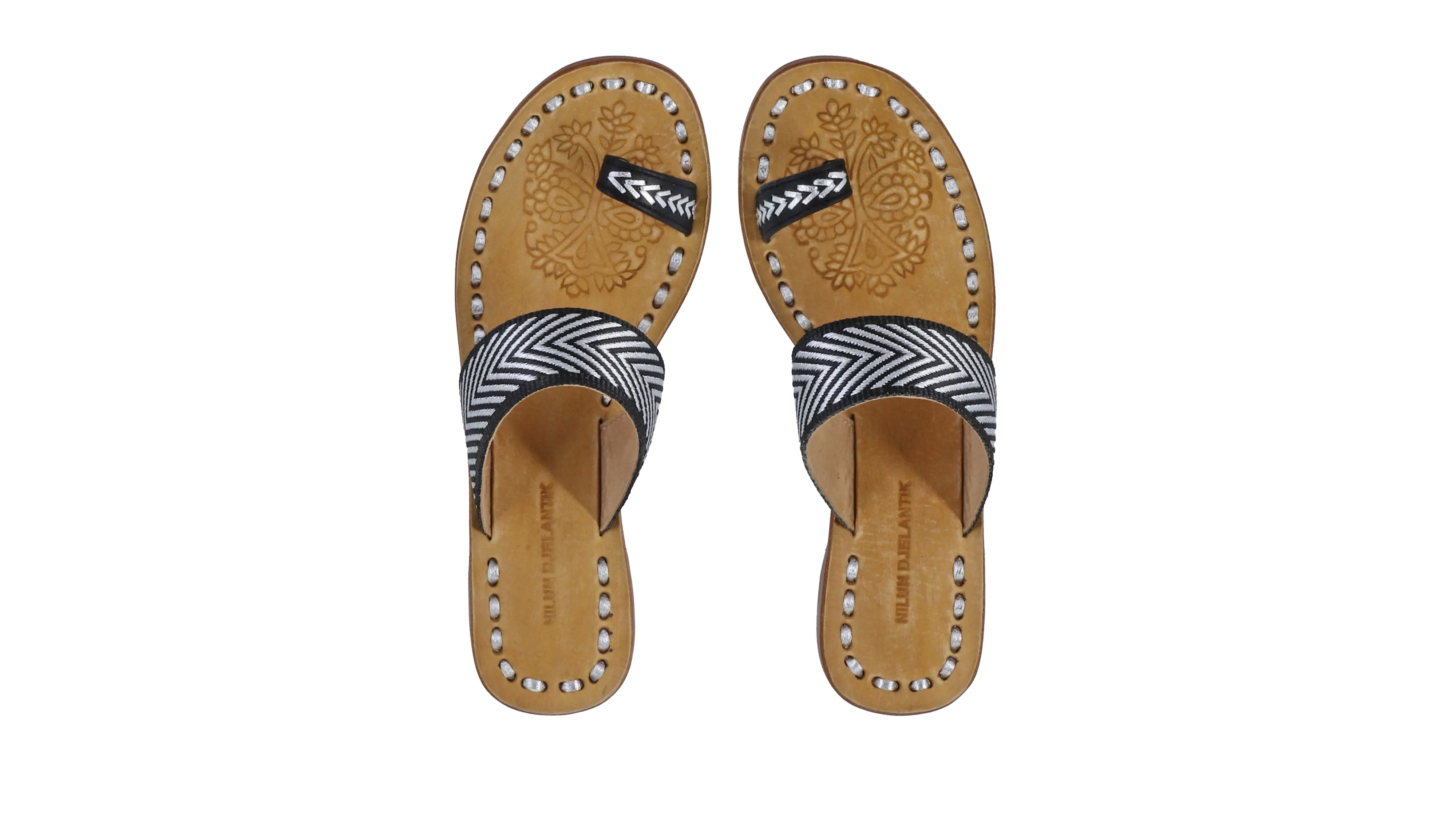 Arini 20mm Flat - Black & Silver ArrowRibbon