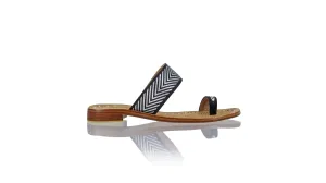 Arini 20mm Flat - Black & Silver ArrowRibbon