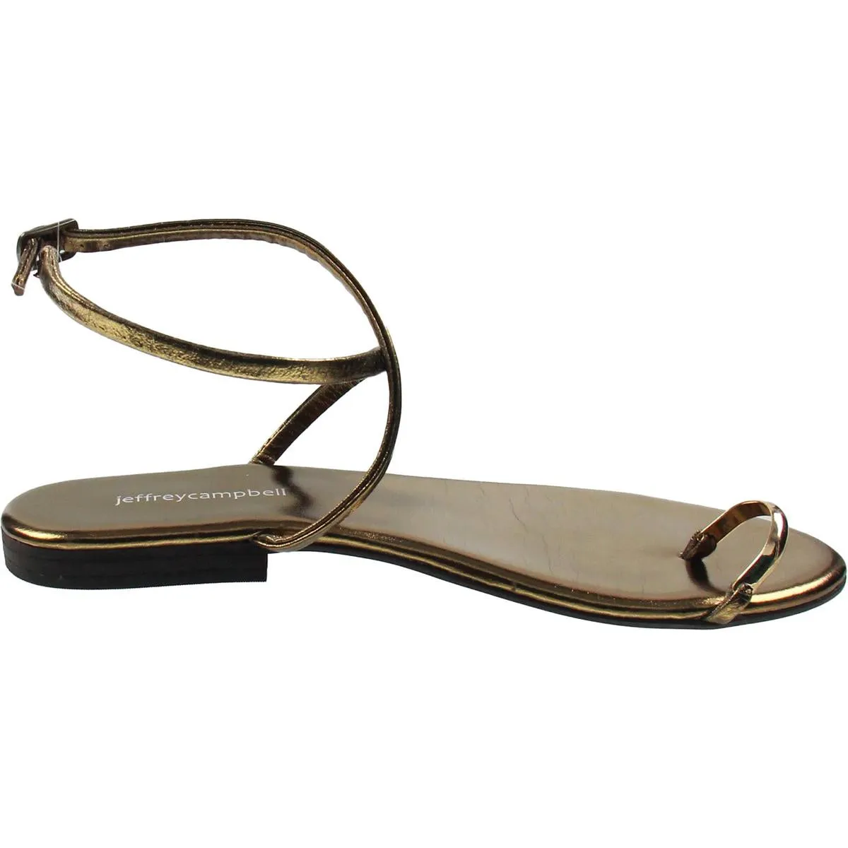 Atlantica Womens Toe Loop Leather Ankle Strap