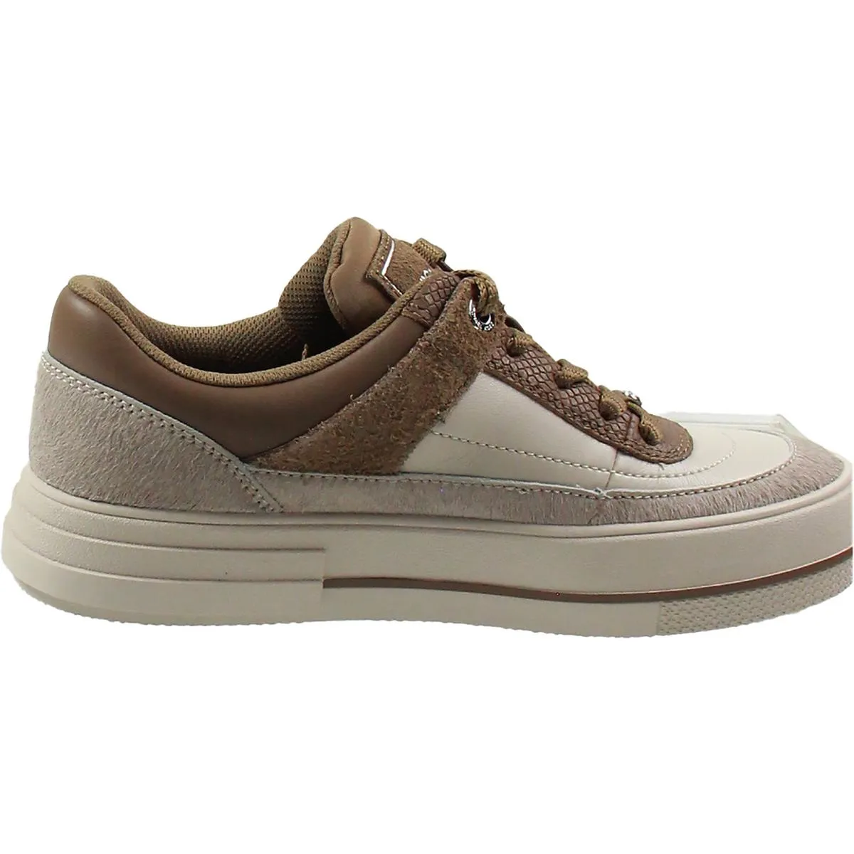 Aurora Lace Up Womens Lace-Up Leather Casual And Fashion Sneakers