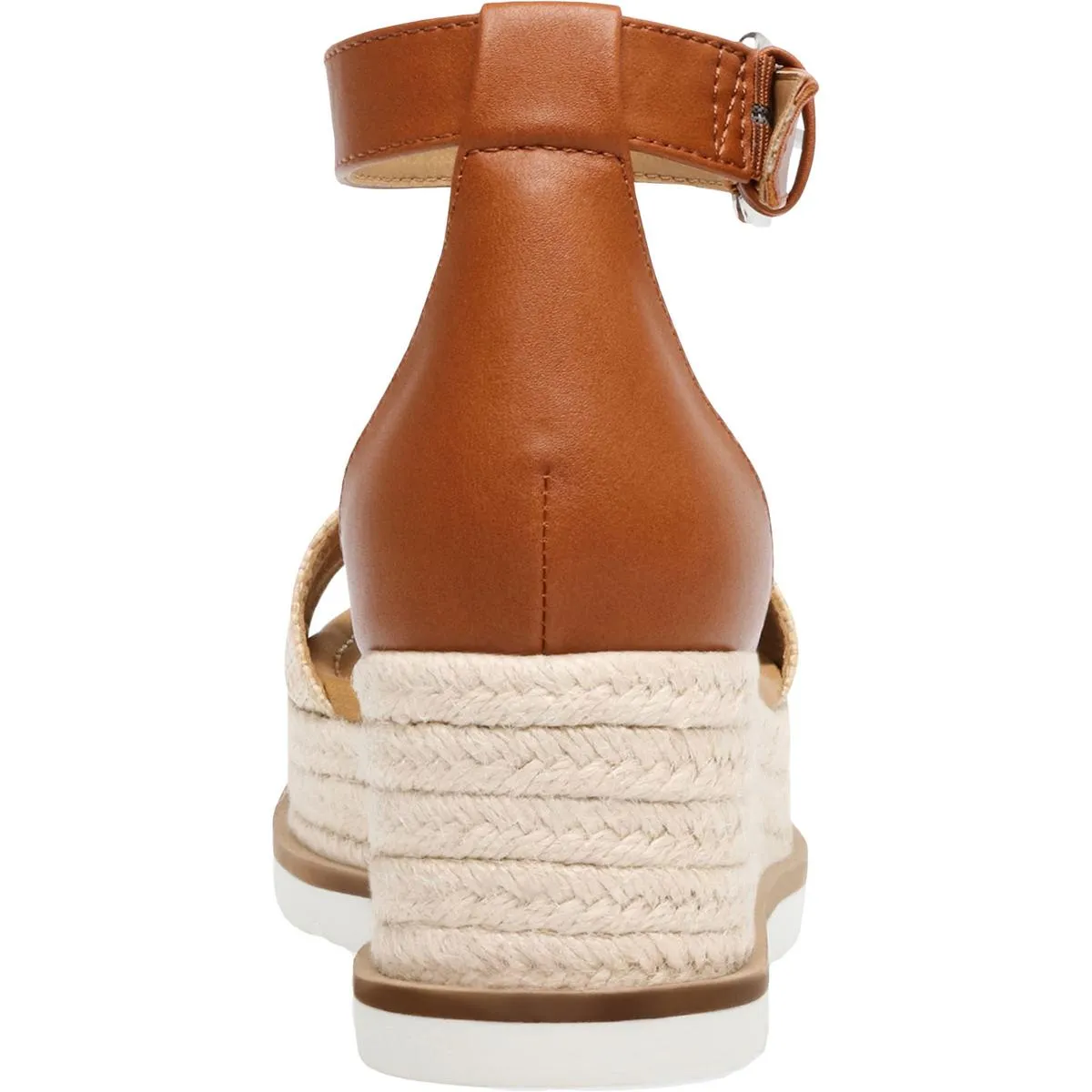 Baker Womens Faux Leather Platform Espadrilles