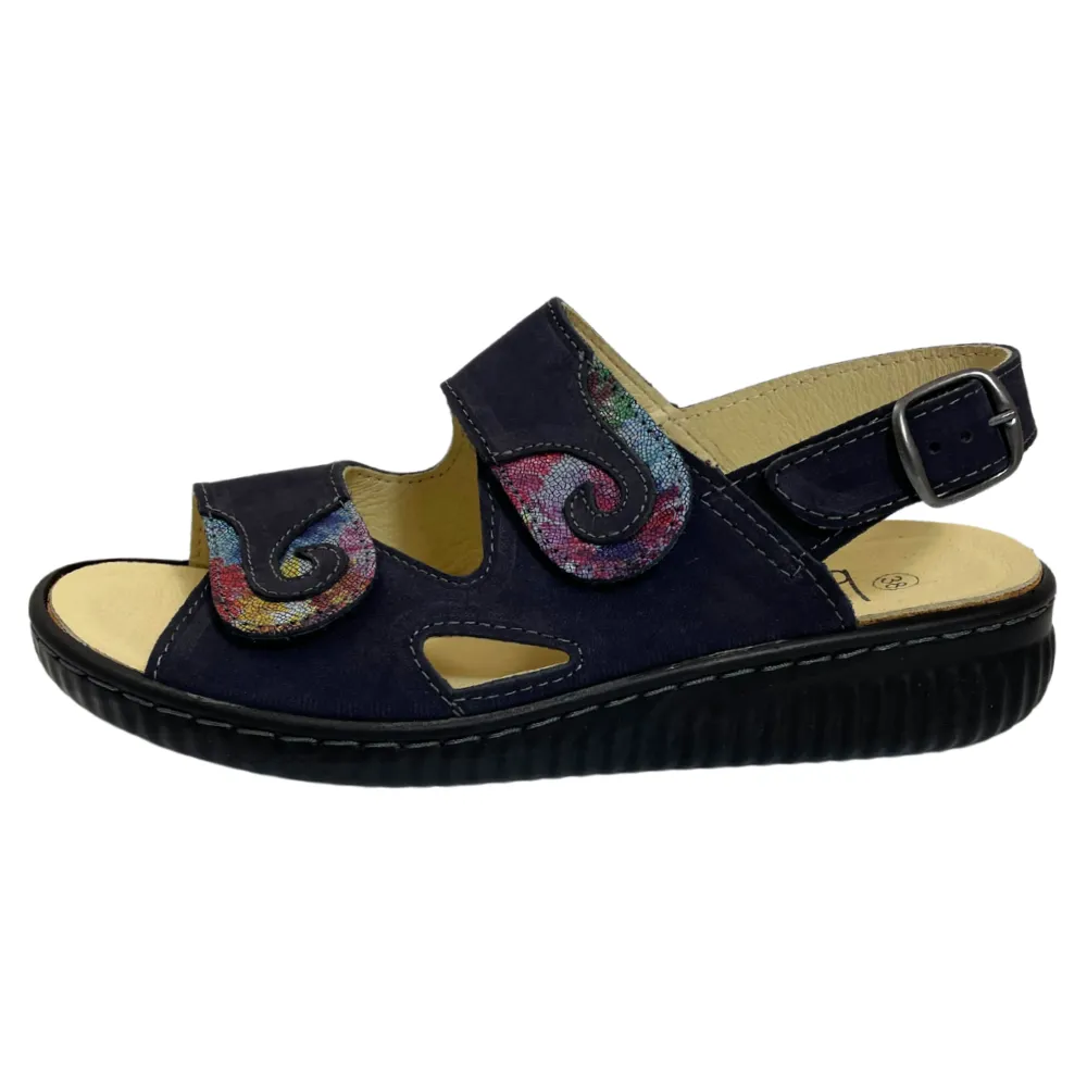Belvida Portina Cherish Marine/Multi Sandal (Women's)