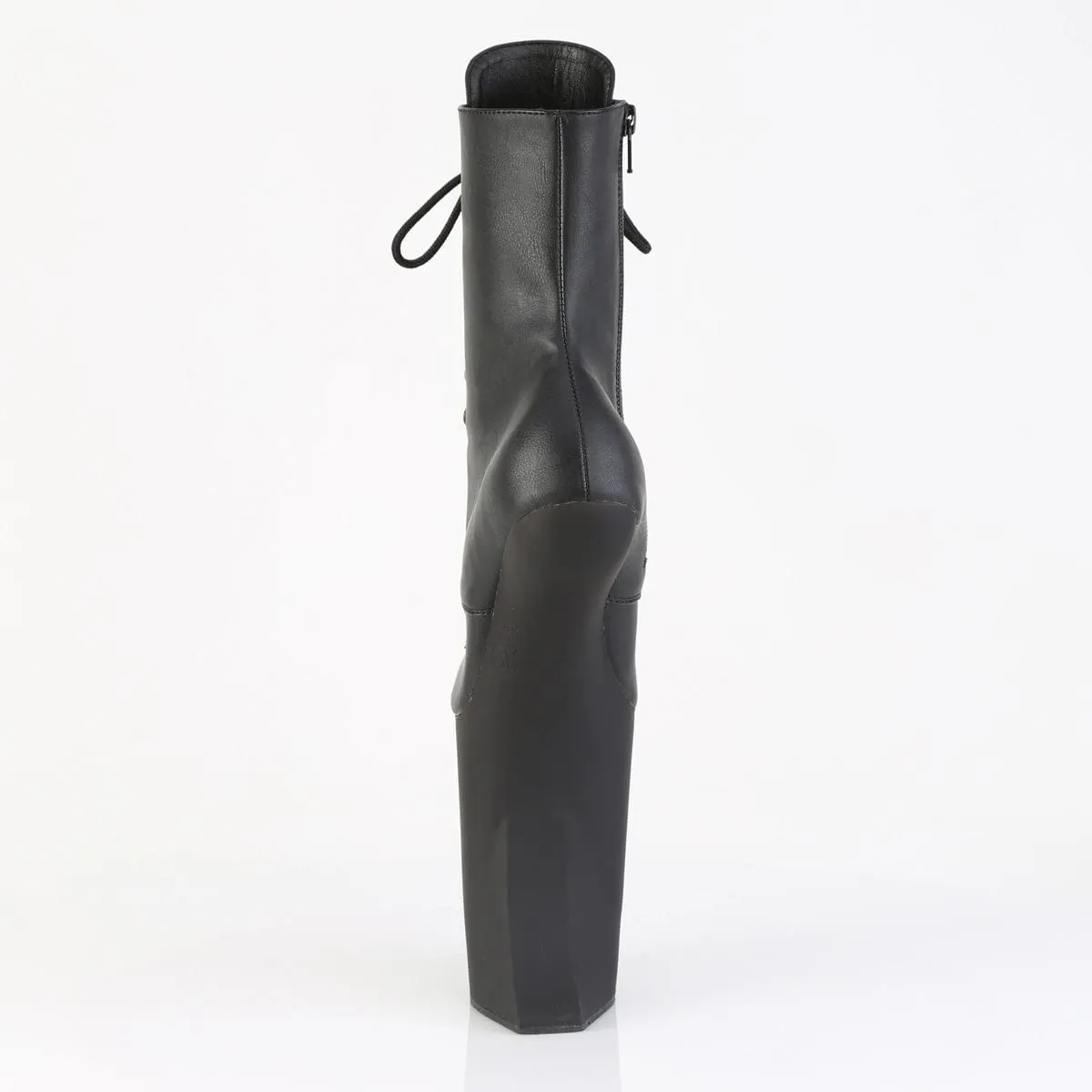 BEWITCHED-1020 Black Faux Leather/Black Matte