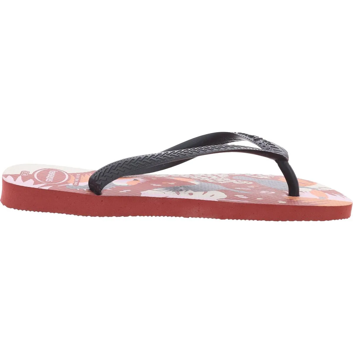 BHFO Womens Animal Print Manmade Flip-Flops