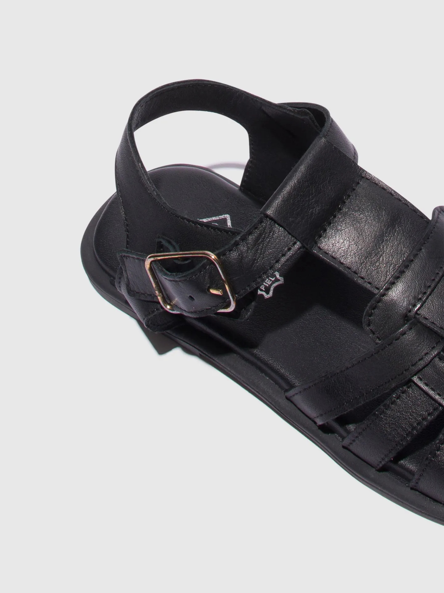Black Ankle Strap Sandals