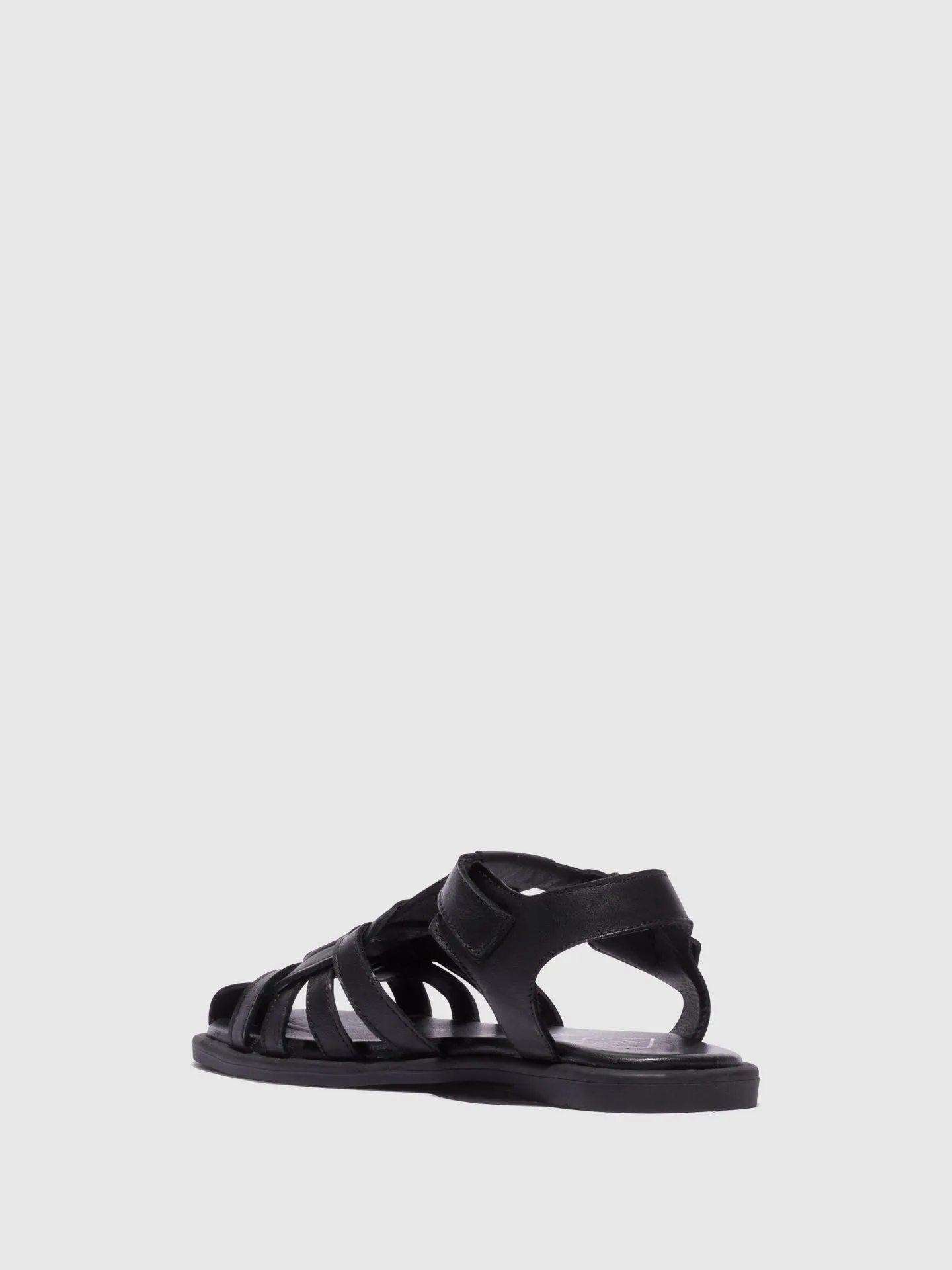 Black Ankle Strap Sandals