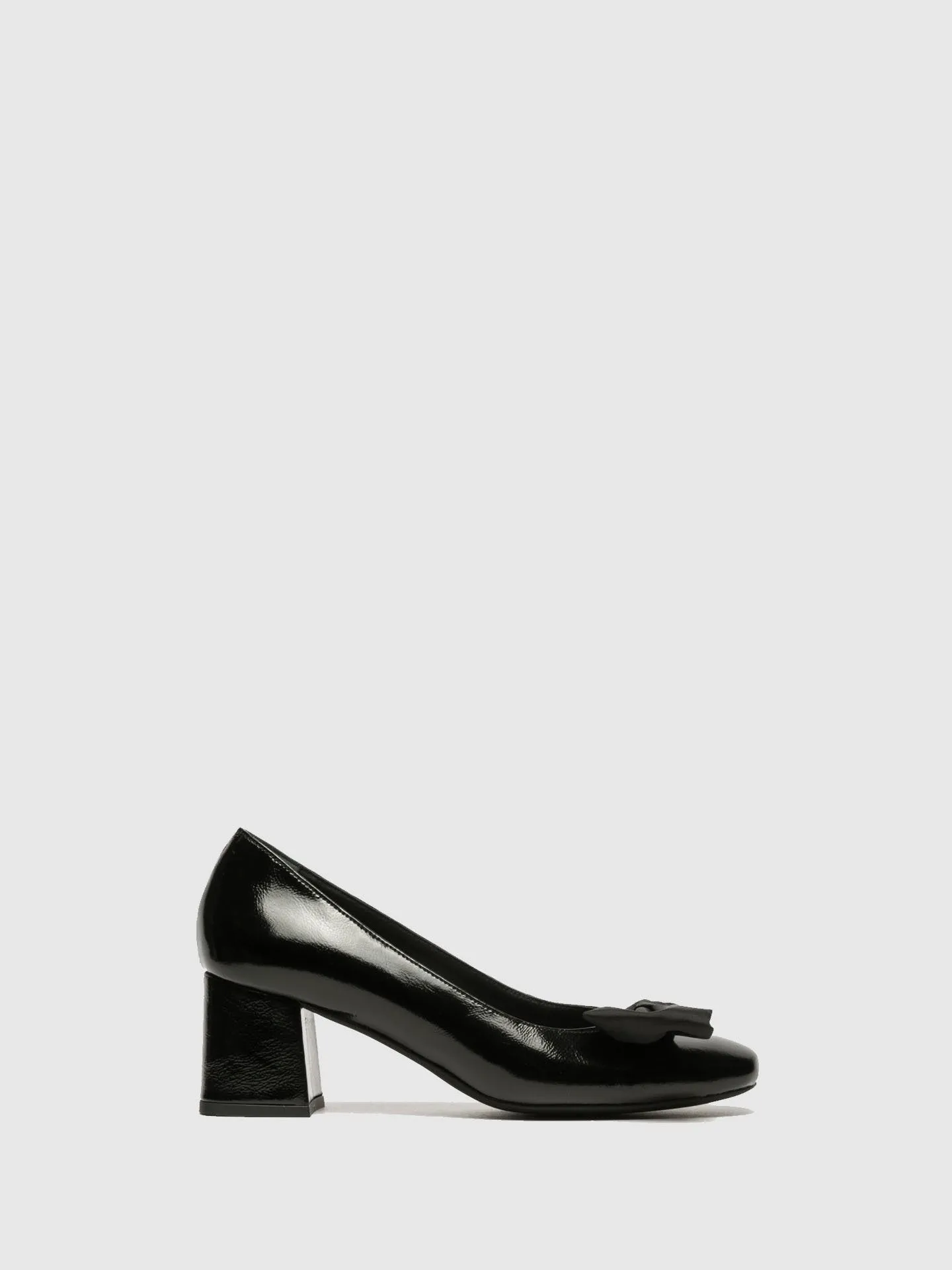 Black Block Heel Shoes