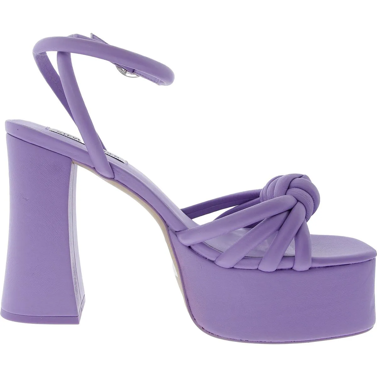 Bonnie Womens Adjustable Faux Leather Platform Sandals