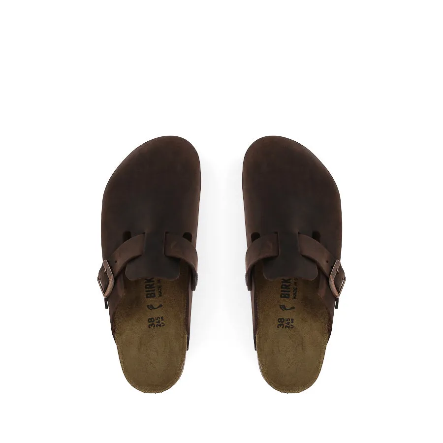 BOSTON NATURAL LEATHER NARROW - HABANA