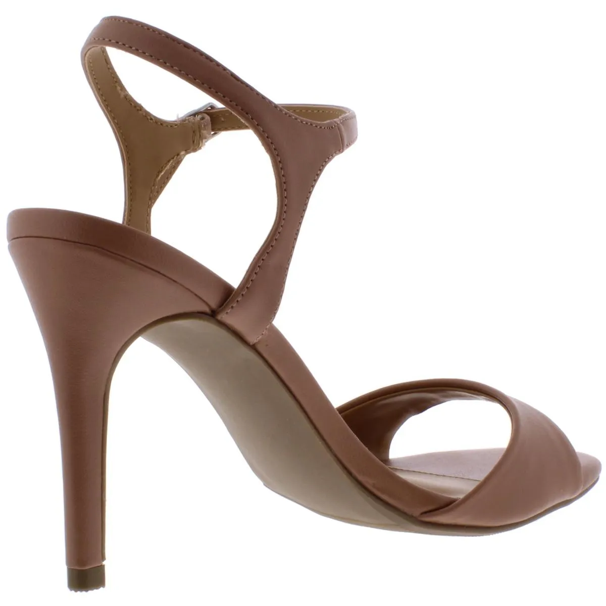 Briana  Womens Faux Leather Ankle Strap Dress Sandals
