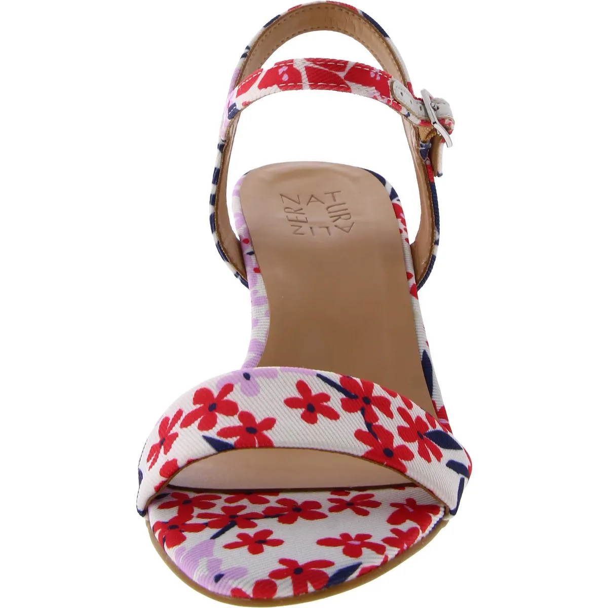 Bristol 4 Womens Floral Ankle Strap Heels