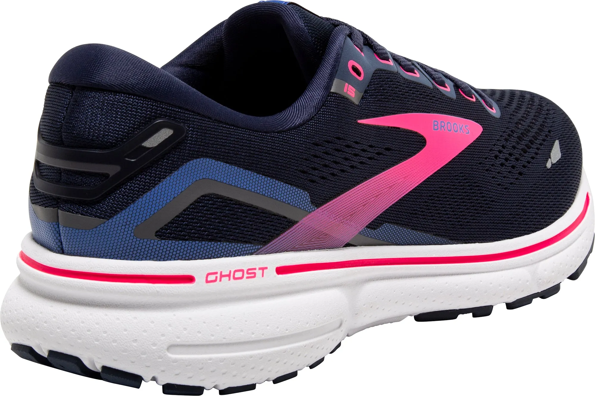 Brooks Ghost 15 Womens Running Shoes - Navy