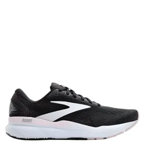 Brooks Women's Ghost 16 Running Shoes in Black/White/Orchid Ice SS25