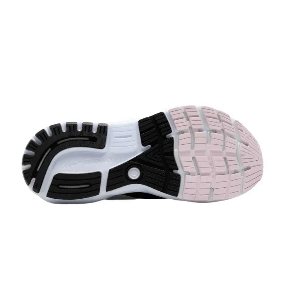 Brooks Women's Ghost 16 Running Shoes in Black/White/Orchid Ice SS25