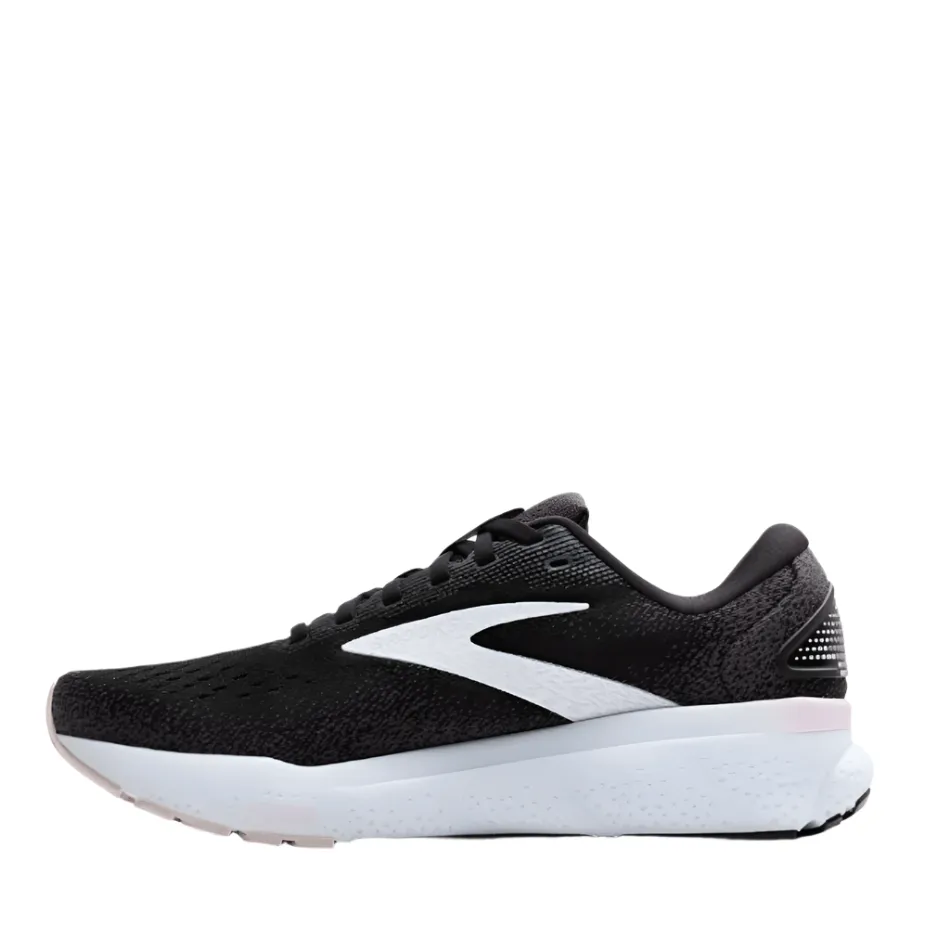 Brooks Women's Ghost 16 Running Shoes in Black/White/Orchid Ice SS25