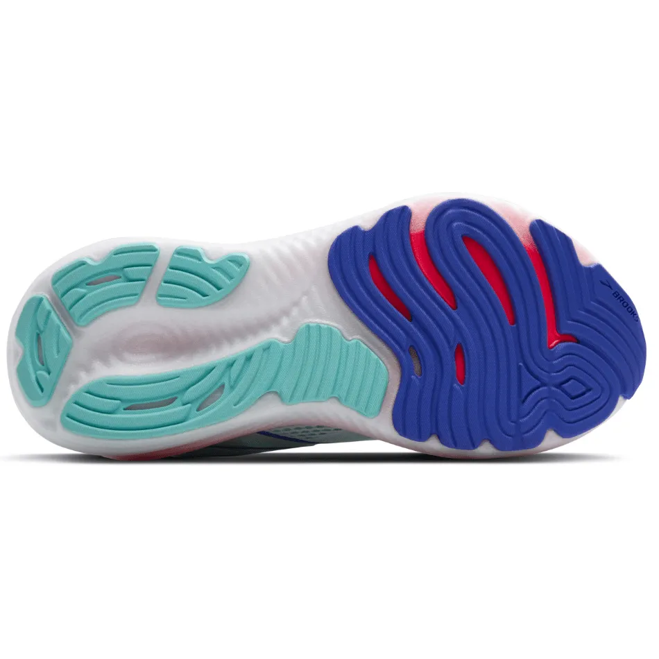 Brooks Women's Glycerin GTS 22 Running Shoes in White/Limpet Shell/Amparo Blue SS25