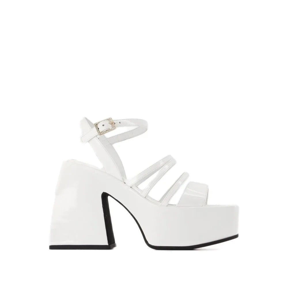Bulla Chibi Sandals - White - Leather