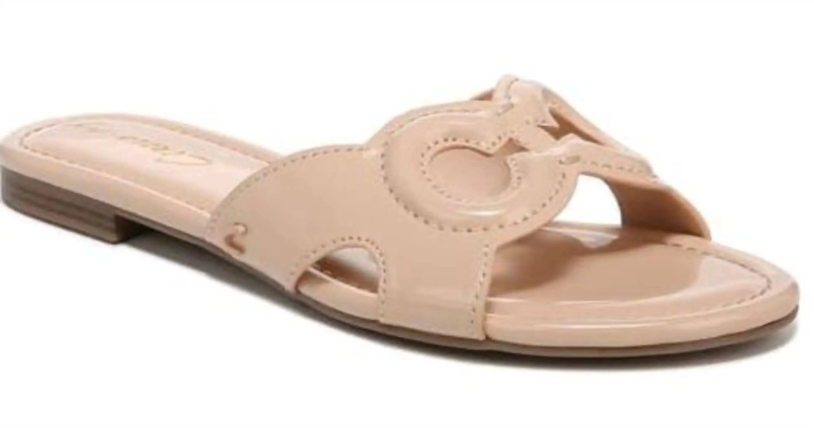 Cate Slide Sandal In Blonde
