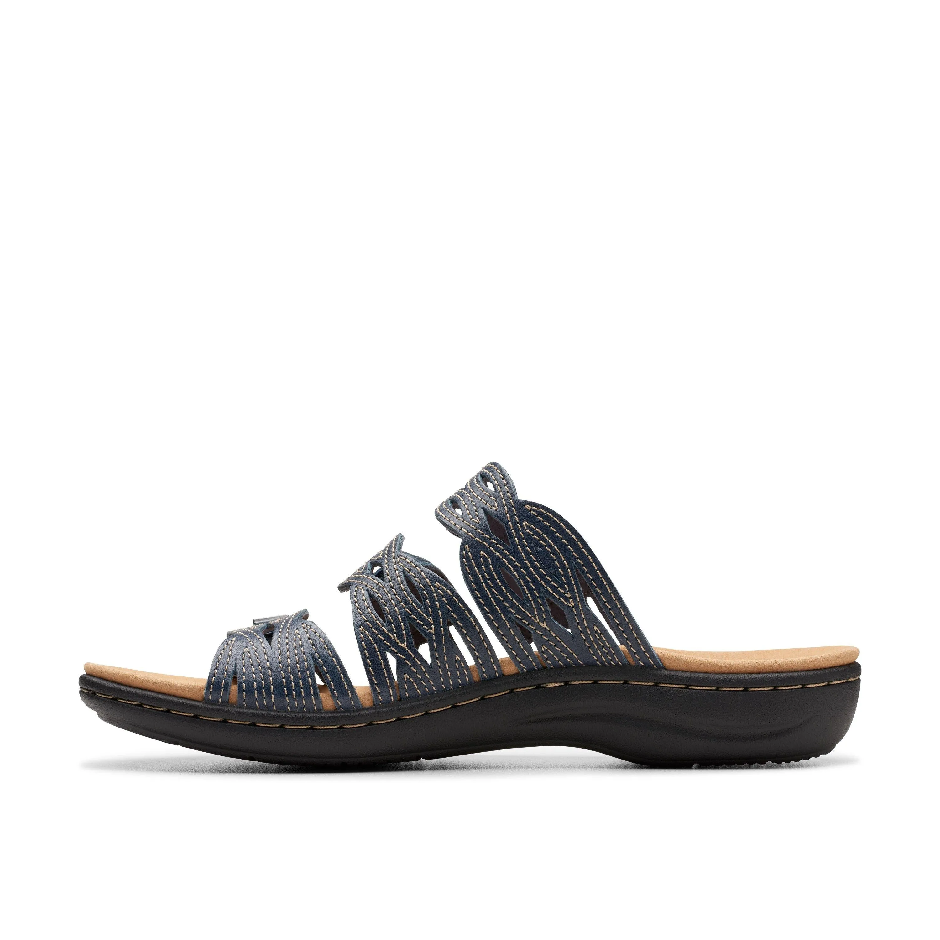 Clarks Laurieann Ruby in Blue Leather