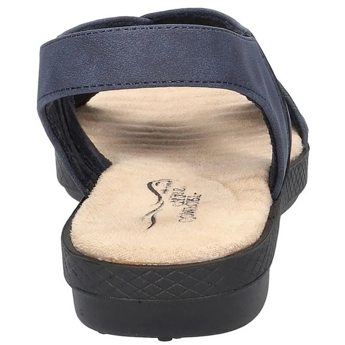 Claudia Womens Faux Leather Slingback Sandals