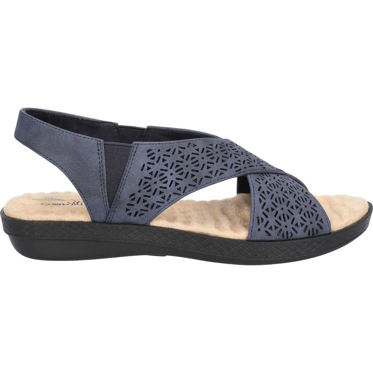 Claudia Womens Faux Leather Slingback Sandals