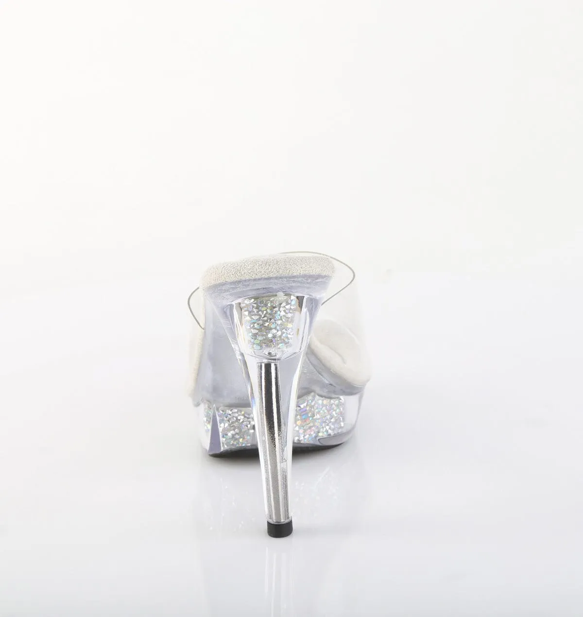 COCKTAIL-501RSI Shoes Clear/Clear-Silver AB Rhinestone