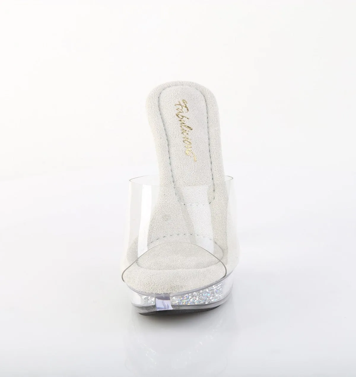 COCKTAIL-501RSI Shoes Clear/Clear-Silver AB Rhinestone