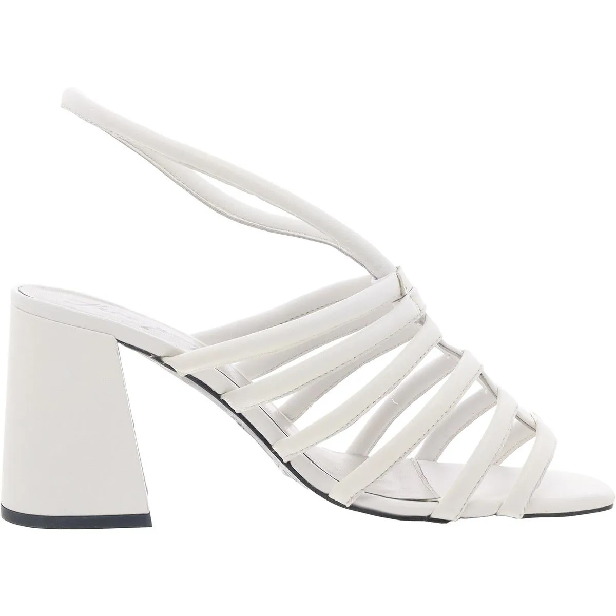 Colette Cinched Womens Strappy Leather Slingback Sandals
