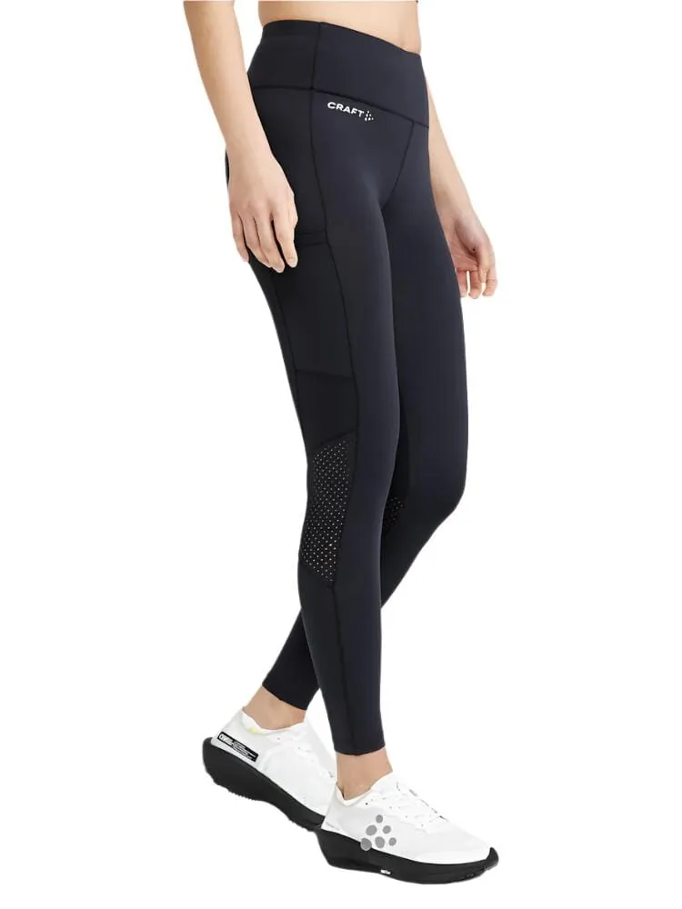 Craft Women's ADV Essence Tights 2 in Black AW24