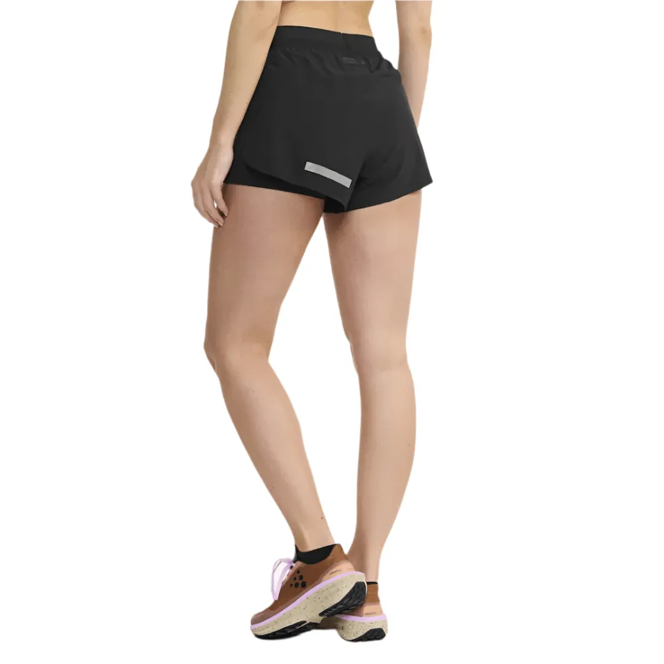 Craft Women's Pro Hypervent Split Short in Black