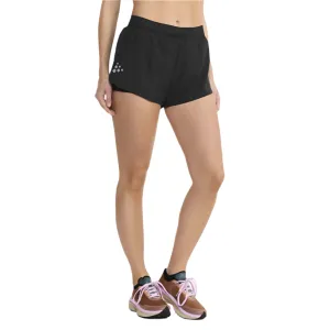 Craft Women's Pro Hypervent Split Short in Black
