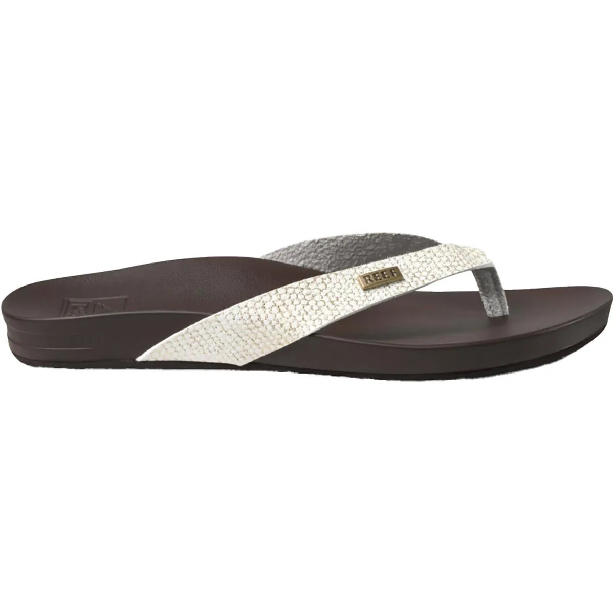 Cushion Court Womens Faux Leather Snake Print Flip-Flops