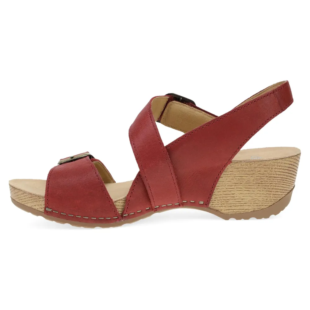 Dansko Trinity Cayenne Burnished Nubuck Sandal (Women's)