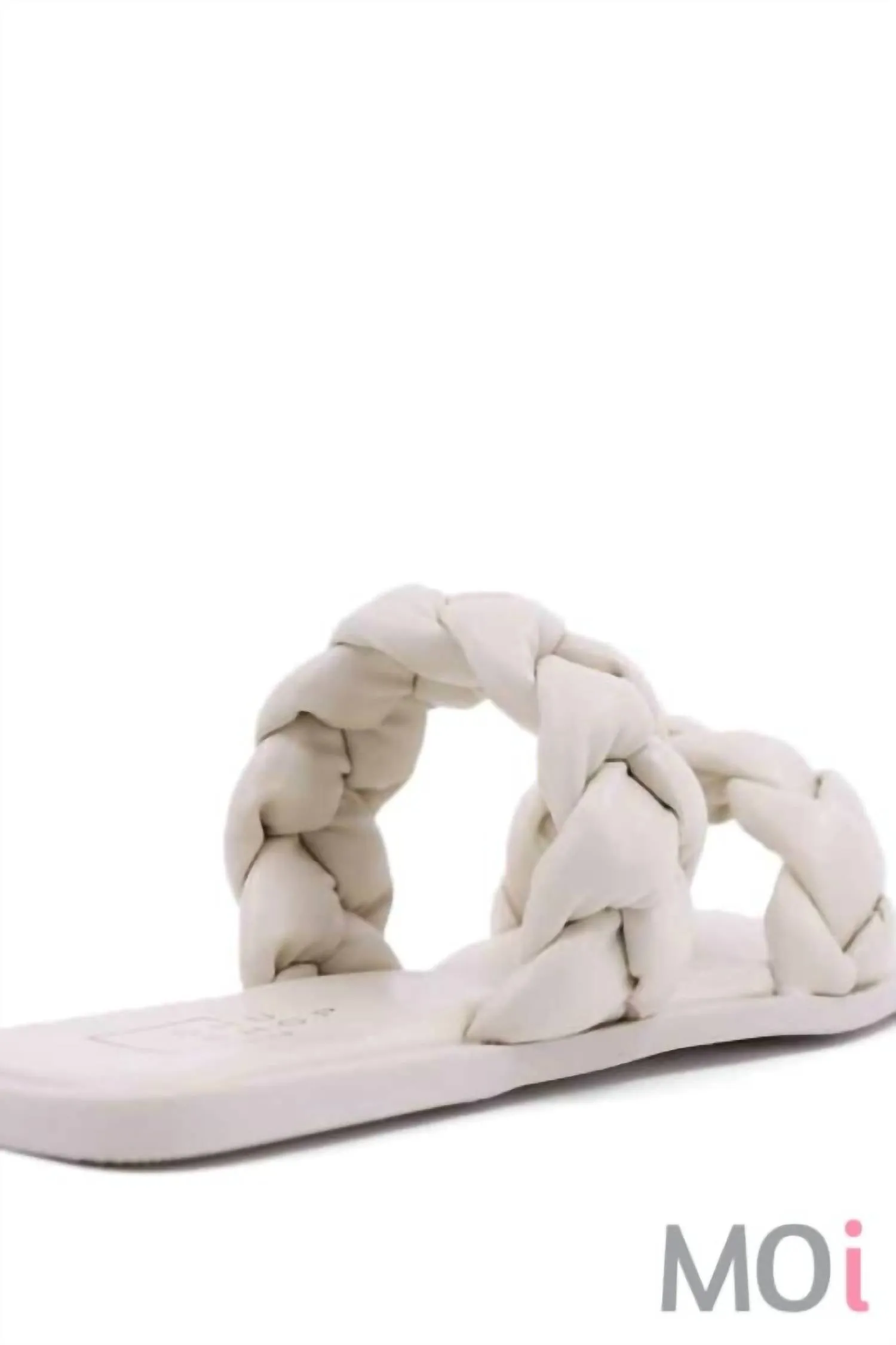 Daria Braided Sandal In Bone