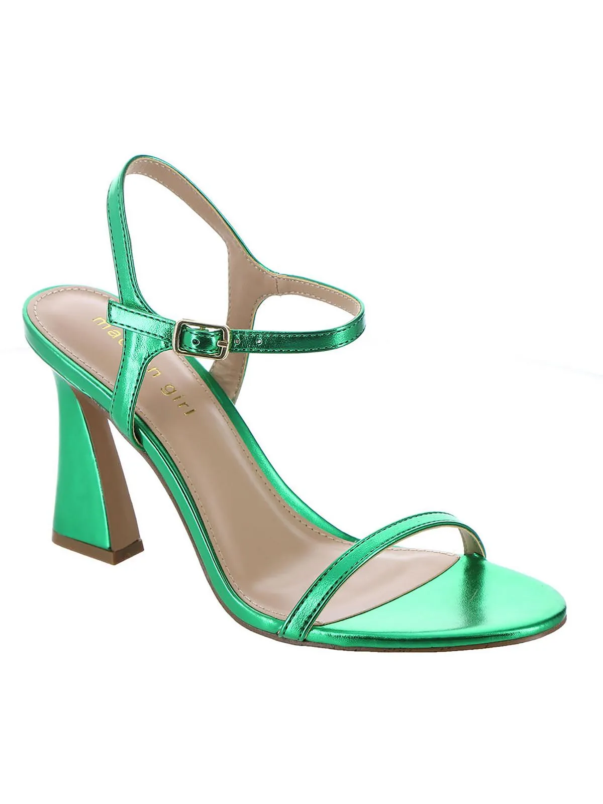 Discco Womens Faux Leather Strappy Ankle Strap