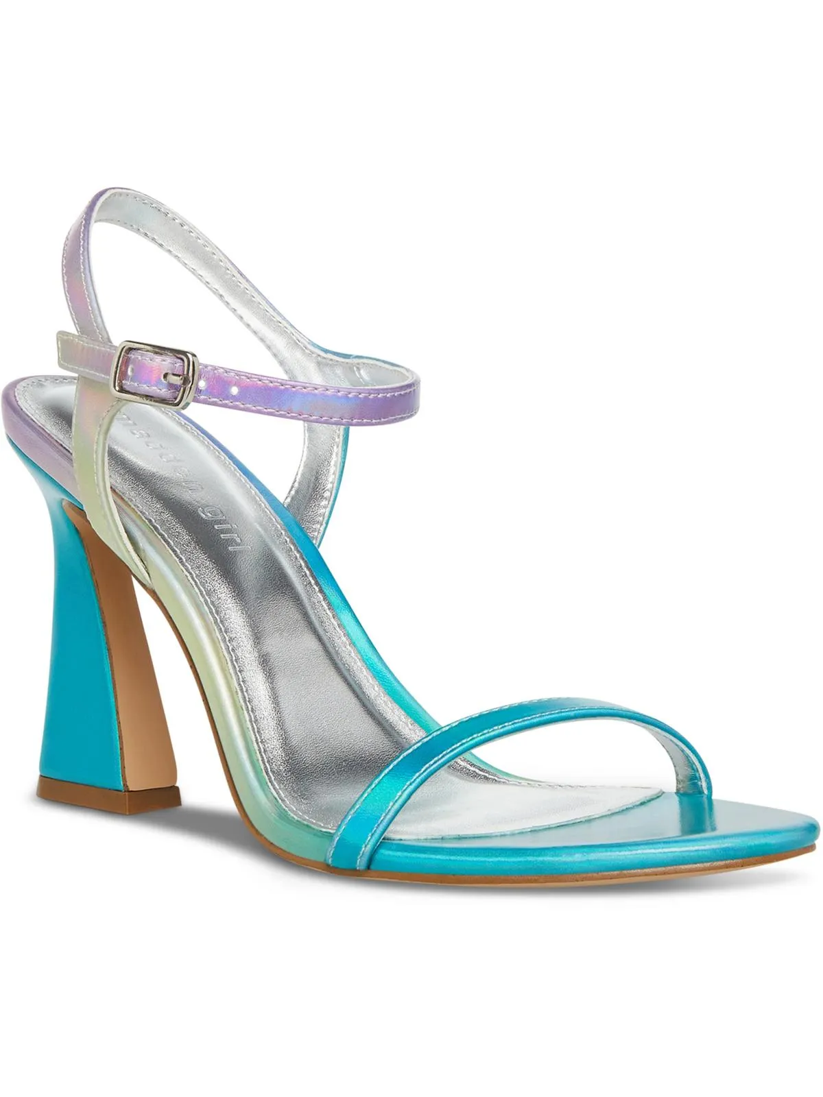 Discco Womens Faux Leather Strappy Ankle Strap